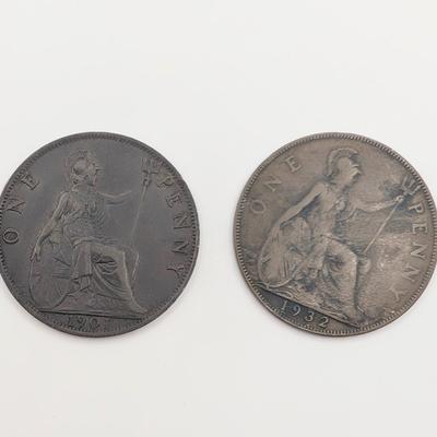 LOT 511J: Antique/Vintage Collection of Canadian, Great Britain & French Coins Of Variable Amounts
