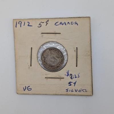 LOT 513J: Canadian Coin Collection, 1911 - 1920, Contains Silver Coins