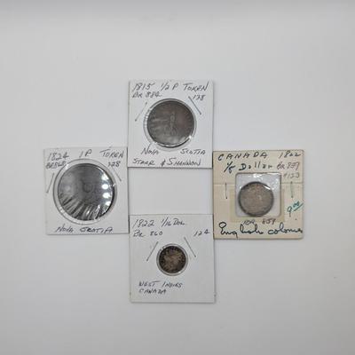 LOT 514J: Canadian 1/2 Cent & 1 Cent Token Collection 1815 -1857