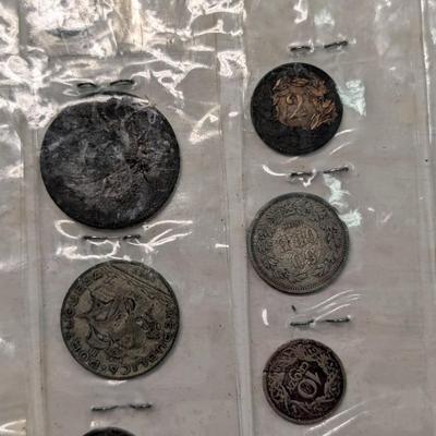 LOT 516J: Antique/Vintage Coins From Around The World, Including Cuba, Peru & Sweden