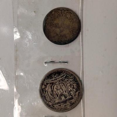 LOT 516J: Antique/Vintage Coins From Around The World, Including Cuba, Peru & Sweden