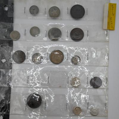 LOT 516J: Antique/Vintage Coins From Around The World, Including Cuba, Peru & Sweden