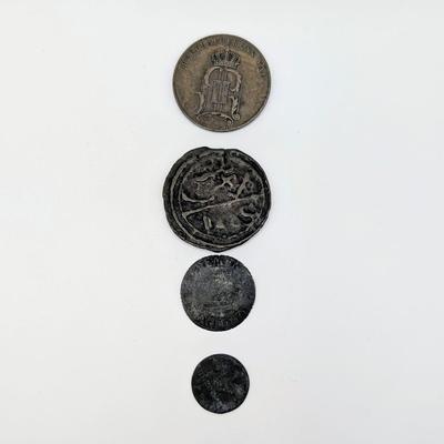 LOT 516J: Antique/Vintage Coins From Around The World, Including Cuba, Peru & Sweden