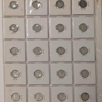LOT 518J: 1940's - 1960's Canadian Dime Collection, Contains Silver Dimes