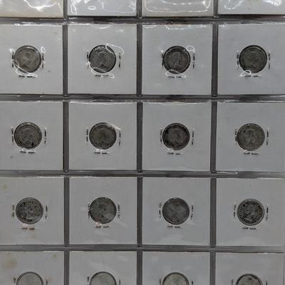 LOT 518J: 1940's - 1960's Canadian Dime Collection, Contains Silver Dimes