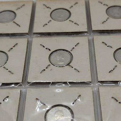 LOT 520J: Canadian Coin Collection $ 0.05 & $ 0.10, Late 1930's - Early 1940's