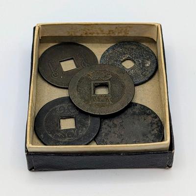 LOT 521J: Vintage Lucky Strike Container With Assorted Coins, Strepsil Container With Great Britain 1977 Queen Elizabeth II Jubilee...