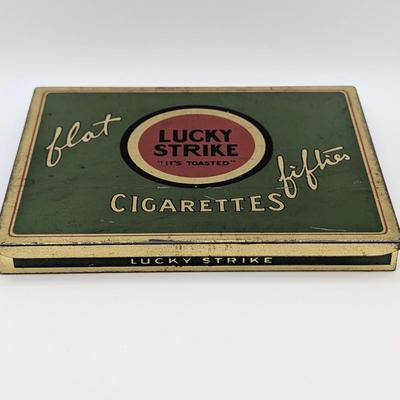 LOT 521J: Vintage Lucky Strike Container With Assorted Coins, Strepsil Container With Great Britain 1977 Queen Elizabeth II Jubilee...