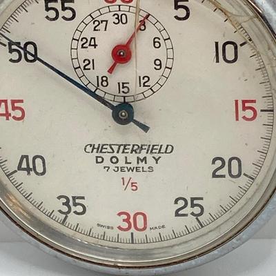 LOT 522: Vintage Airguide Table / Desk Barometer in Box, Chesterfield Dolmy Swiss Made Stop Watch and National Association of Watch &...
