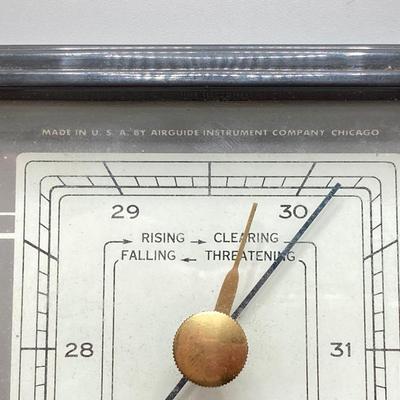 LOT 522: Vintage Airguide Table / Desk Barometer in Box, Chesterfield Dolmy Swiss Made Stop Watch and National Association of Watch &...