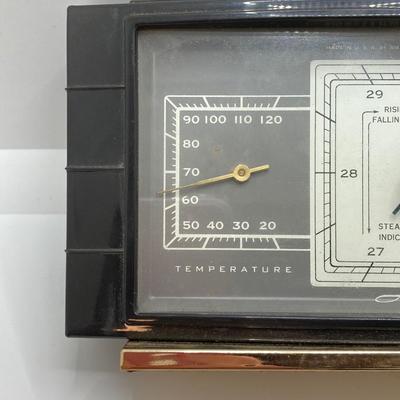 LOT 522: Vintage Airguide Table / Desk Barometer in Box, Chesterfield Dolmy Swiss Made Stop Watch and National Association of Watch &...