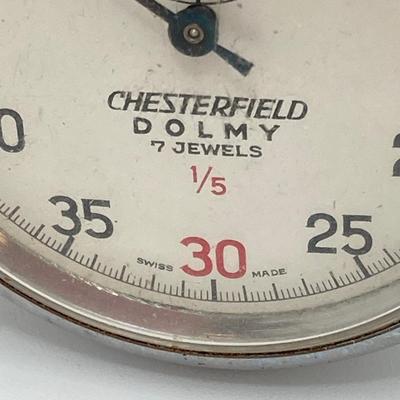 LOT 522: Vintage Airguide Table / Desk Barometer in Box, Chesterfield Dolmy Swiss Made Stop Watch and National Association of Watch &...