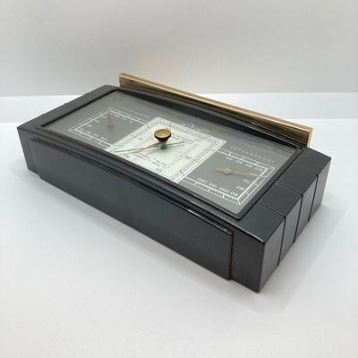 LOT 522: Vintage Airguide Table / Desk Barometer in Box, Chesterfield Dolmy Swiss Made Stop Watch and National Association of Watch &...
