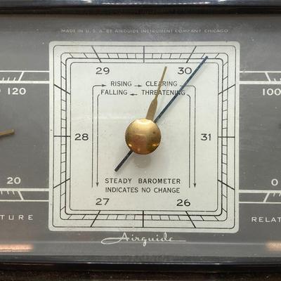 LOT 522: Vintage Airguide Table / Desk Barometer in Box, Chesterfield Dolmy Swiss Made Stop Watch and National Association of Watch &...