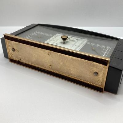 LOT 522: Vintage Airguide Table / Desk Barometer in Box, Chesterfield Dolmy Swiss Made Stop Watch and National Association of Watch &...