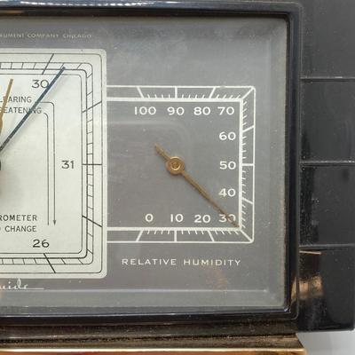 LOT 522: Vintage Airguide Table / Desk Barometer in Box, Chesterfield Dolmy Swiss Made Stop Watch and National Association of Watch &...