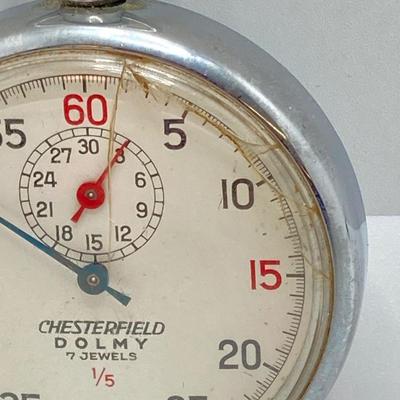 LOT 522: Vintage Airguide Table / Desk Barometer in Box, Chesterfield Dolmy Swiss Made Stop Watch and National Association of Watch &...