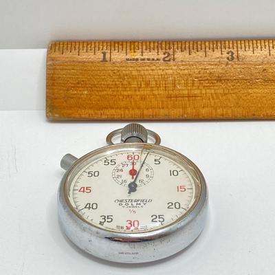 LOT 522: Vintage Airguide Table / Desk Barometer in Box, Chesterfield Dolmy Swiss Made Stop Watch and National Association of Watch &...