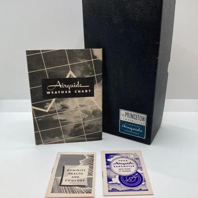 LOT 522: Vintage Airguide Table / Desk Barometer in Box, Chesterfield Dolmy Swiss Made Stop Watch and National Association of Watch &...