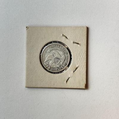 LOT 525: Antique U.S. Silver Dimes Dated from 1830 to 1887