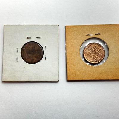 LOT 526: Antique / Vintage U.S. Coins - Flying Eagle Cents, Indian Pennies, Wheat Pennies and More