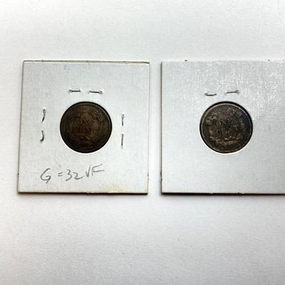 LOT 526: Antique / Vintage U.S. Coins - Flying Eagle Cents, Indian Pennies, Wheat Pennies and More