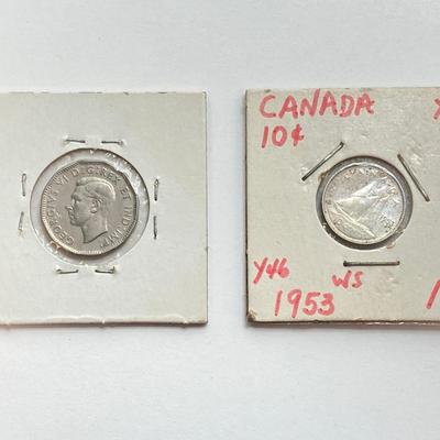 LOT 527: Collection of Canadian Coins - Silver and More