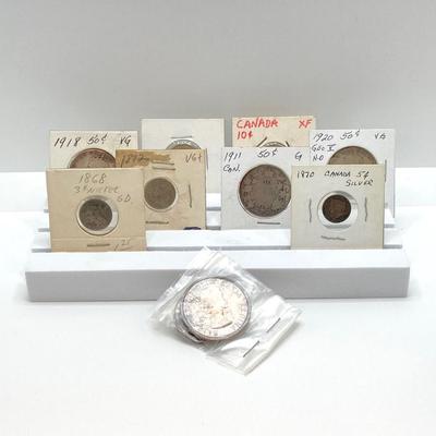 LOT 527: Collection of Canadian Coins - Silver and More