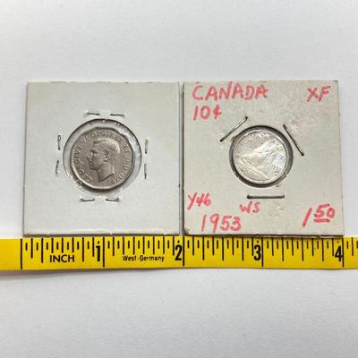 LOT 527: Collection of Canadian Coins - Silver and More