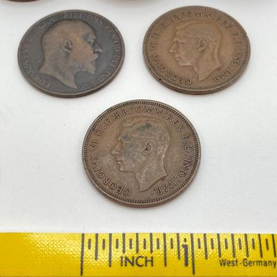 LOT 528: Antique and Vintage British Pennies