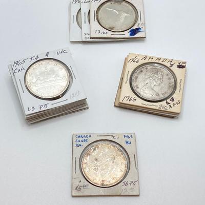 LOT 529: Collection of Canadian Coins - Silver and More