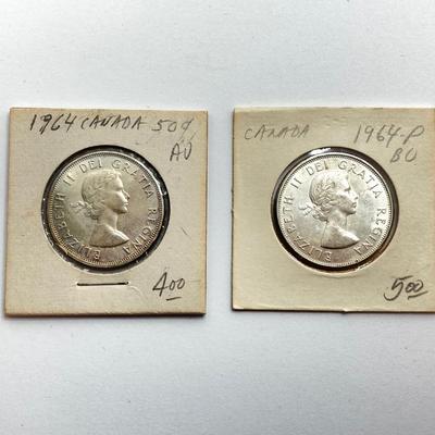 LOT 530: Canadian $1 Dollar Coins - 1965 to 1967
