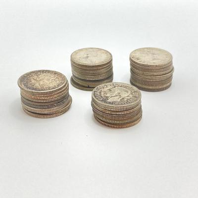 LOT 531: Collection of Canadian Silver Dimes