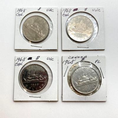 LOT 533: Collection of Vintage Canadian Coins Dated 1960's to 1980's