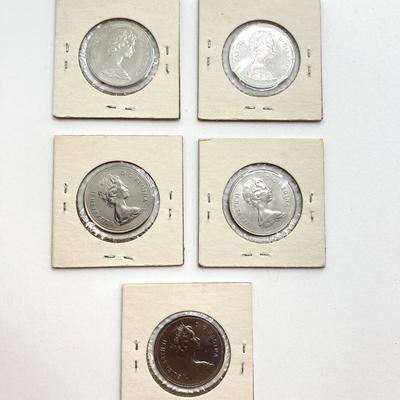 LOT 533: Collection of Vintage Canadian Coins Dated 1960's to 1980's