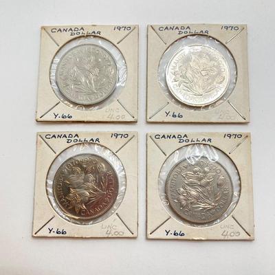 LOT 533: Collection of Vintage Canadian Coins Dated 1960's to 1980's