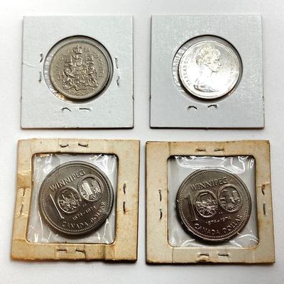 LOT 533: Collection of Vintage Canadian Coins Dated 1960's to 1980's