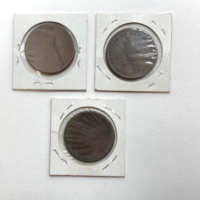 LOT 534: Antique and Vintage Canadian 1/2 Cent and 1 Cent Tokens