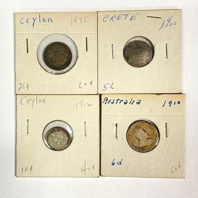 LOT 535: International Coin / Token Collection - New Zealand, Costa Rica, Chile and More