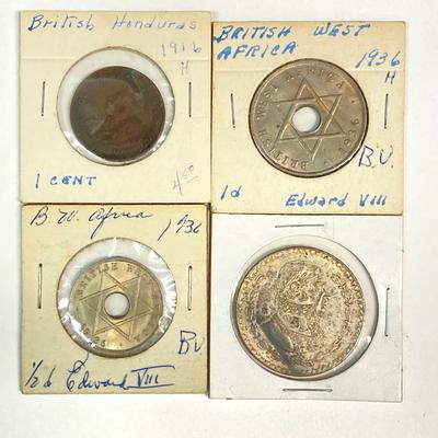 LOT 535: International Coin / Token Collection - New Zealand, Costa Rica, Chile and More