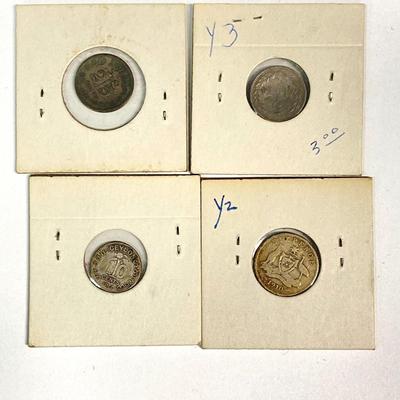 LOT 535: International Coin / Token Collection - New Zealand, Costa Rica, Chile and More