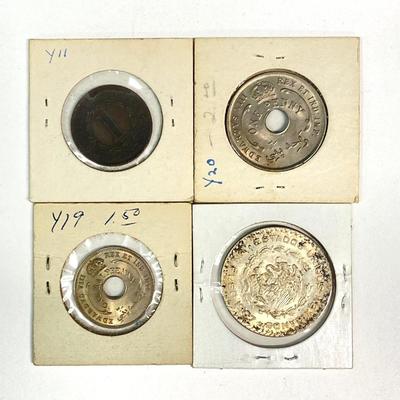 LOT 535: International Coin / Token Collection - New Zealand, Costa Rica, Chile and More