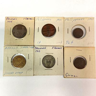 LOT 536: Vintage / Antique International Token / Coin Collection
