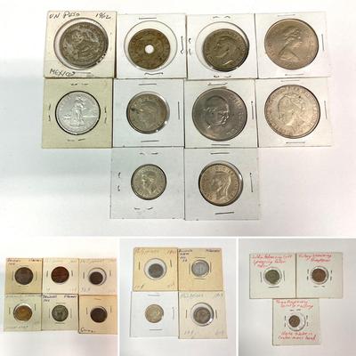 LOT 536: Vintage / Antique International Token / Coin Collection