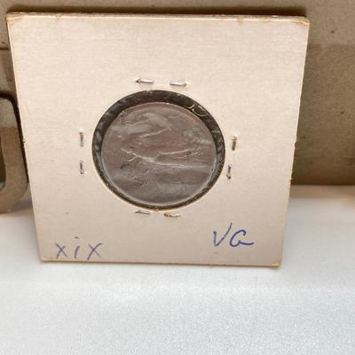 LOT 537: Large Collection of International Vintage / Antique Coins in Metal Storage Box