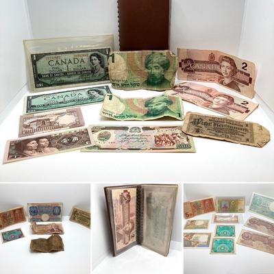 LOT 538: Large Collection of International Paper Currency