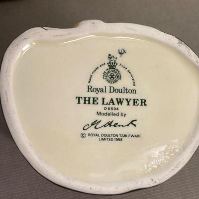 Royal Doulton The Lawyer Toby Mug