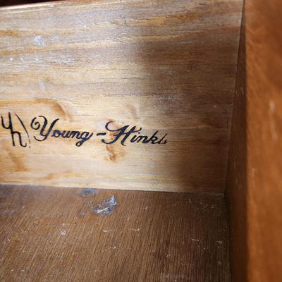 Young Hinkle Ships Ahoy Solid Wood 6 Drawer Lowboy Chest Dresser w Mirror 56x19x32