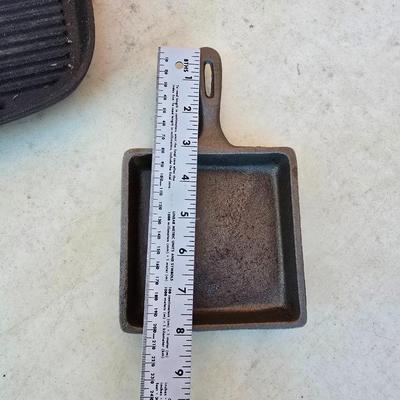 Cast Iron Grill Pan + Mini Skillet Set