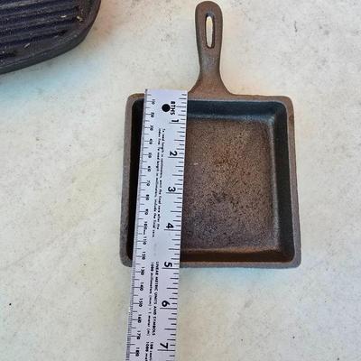 Cast Iron Grill Pan + Mini Skillet Set
